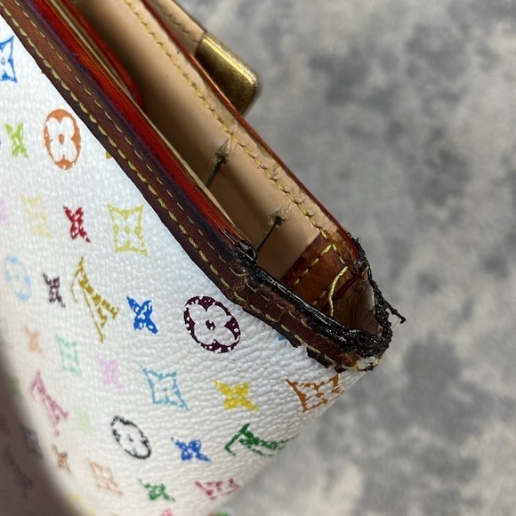 Louis Vuitton Takashi Murakami Multicolor Monogram Long Snap Wallet - Picture 7 of 17
